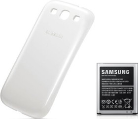 Oryginalna bateria Li-ion Samsung do Galaxy S3 i9300 3000mAh + biała klapka