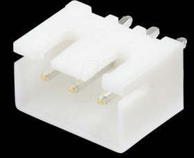 B3B-XH-A JST - pin header, straight, 1x3-pin - XH
