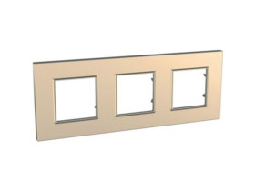 UNICA QUADRO Ramka 3 potrójna copper MGU6.706.56 SCHNEIDER ELECTRIC