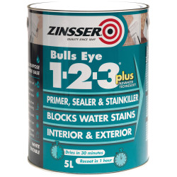 Zinsser ZN7190001D1 Bulls Eye&#xAE; 1-2-3 Plus Primer &amp; Sealer Paint 1 litre