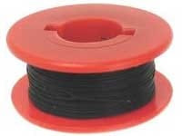 AWG30C-50 Drut czarny - izolacja kynar 0.25mm - szpulka (50m)