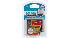 Taśma Do Drukarek D1 Durable 12Mm X 3M Biały/Czerwony 1978366