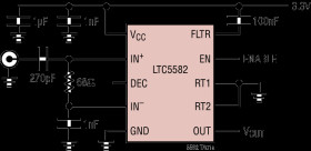 40MHz to 10GHz RMS Power Detector with 57dB Dynamic Range
