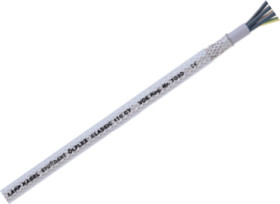 PVC control line ÖLFLEX CLASSIC 110 CY 3 G 1.5 mm², shielded, transparent, 1135303