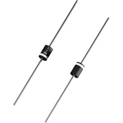Rectifier diode, 1000 V, 3 A, DO-204AC, DO-15, 1N5408KR