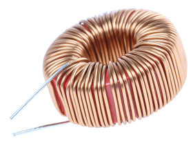 Dławik toroidalny 630 μH 3.1A Drut przewodu ±20% Przewlekany 175mΩ Rdc rdzeń ferrytowy