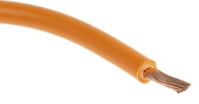 Przewód samochodowy, dł. 30m, 1 mm² CSA, kolor: Pomarańczowy, 600 V, -40 → +100C, RS PRO Odporność na ogień