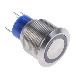 Nasadka przełącznika Chwilowy SPDT średnica wycięcia 22.2mm, montaż panelowy RS PRO