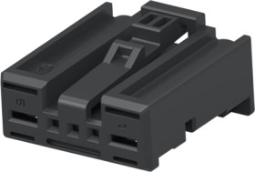 Socket, unequipped, 5 pole, straight, 1 row, black, 1379217-3