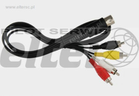 Kabel DIN-4xRCA cinch 1,8m standard