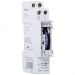 Programator czasowy na szynę TH-35 1P (230V AC), 1-modułowy - mechanizm kwarcowy NOARK