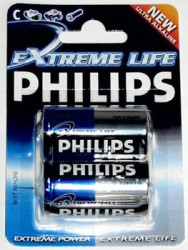 bateria alkaliczna Philips ExtremeLife LR14 C (blister) - 2 sztuki