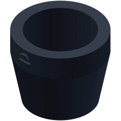REED Electronics 105607 Adjuster Ø44.5mm with Clamp Screw, 1 piece