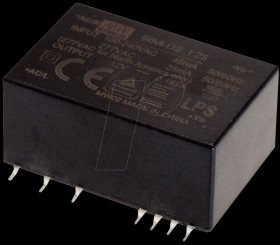 IRM-02-12S Switching Power Supplies Module, 2 W 12 V / 0,167 A, SMD