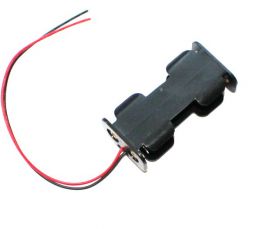 Koszyk na baterie 2xAA - boczny