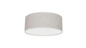 Lampa Sufitowa Lino Biel / Len 2Xe27 Mlp7498 Milagro