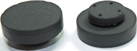 Enclosure feet, neoprene, (H) 8.7 mm, black, 02540042010