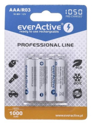 Zestaw akumulatorków everActive Professional line EVHRL03-1050 (1050mAh Ni-MH LSD)