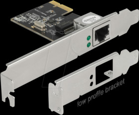 89189 Network card, PCI Express, Gigabit Ethernet, 1x RJ45