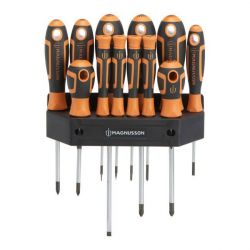 Zestaw 12 sztuk wkrętaków MAGNUSSON