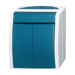 Łącznik instalacyjny, 2-przyciskowy, IP44, ABB