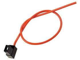 Gniazdo żarówki H1, złącze kątowe, przewody 30cm