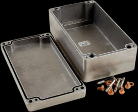 Aluminum die cast enclosure, (L x W x H) 221 x 120 x 81 mm, natural, IP68, 1590Z150