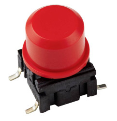 MEC 1DS08 1DS Series Kapturek ochronny okrągły czerwony 1 szt.