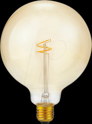 LS272525022 E27 LED lamp, 2.9 W, 250 lm, 2200 K, gold, filament, dimmable