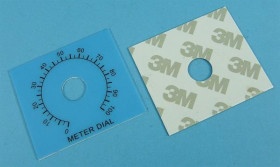 TARCZA ZE SKALĄ 44x50mm TDP01 Z KLEJEM