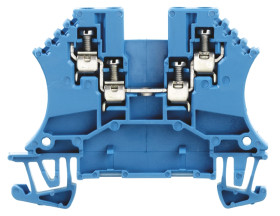 Blok zacisków przelotowych Weidmuller poziomy: Pojedynczy 26 → 14AWGŚruba W 17.5A 800 V