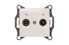 Sedna Gniazdo antenowe RD/TV końcowe białe SDN3301621