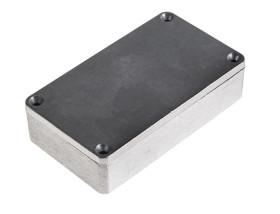 Obudowa Stop aluminium szerokość zew. 65 mm długość zew. 115mm wys. zew. 30,2mm RS PRO IP65 Srebrny