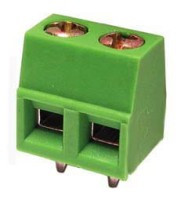 ETB2-2.54 Kostka zaciskowa do druku podwójna, raster 2.54 mm - wysokość 9mm (DEGSON)