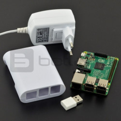 Zestaw Raspberry Pi 2 model B WiFi Lite White