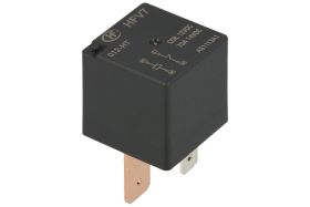 Przekaźnik; elektromagnetyczny samochodowy; HFV7-012-HT; 12V; DC; 1 styk zwierny; 70A; z konektorami; bez uchwytu montażowego; H