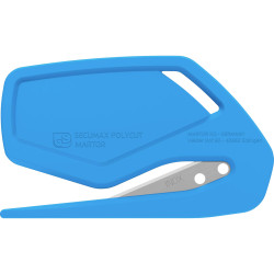 Martor 8500212.16 SECUMAX POLYCUT Safety Knife with Pointed Blade 100 Pieces