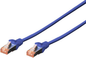 Kabel krosowy DIGITUS Professional CAT 6 S-FTP, LSZH, AWG 27/7, skrętka, 3 m długości, niebieski