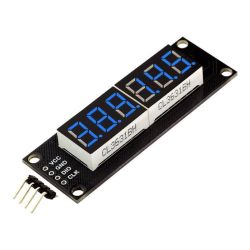 Wyświetlacz LED 6-cyf 7-segmentowy 46x14mm niebieski TM1637