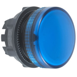 Światło kontrolne – reflektor, seria: Harmony XB5, kolor: Niebieski, otwór: 22mm, IP66, IP67, Montaż panelowy