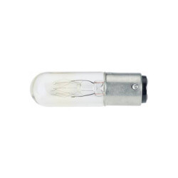 Barthelme 00100010 Small Filament Lamp BA15d 24V 5W
