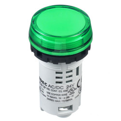 YW1P-1BUQ4G Green 24V LED Panel Mount Pilot Light Indicator IDEC