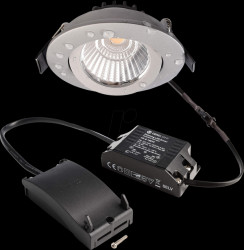 565394 Recessed ceiling light fixture Dione, 8.5 W, DIM, 3000 K, 800 lm