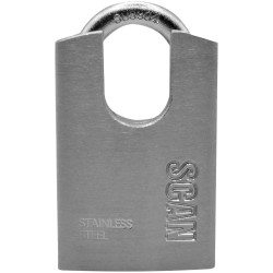Scan ZB113-40 Stainless Steel Shrouded Padlock 40mm
