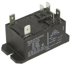 Przekaźnik mocy 24V ac DPST TE Connectivity Montaż na panelu Szybkie łączenie