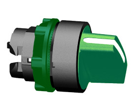 Przełącznik obrotowy 2-pozycyjny wycięcie: 22mm IP67, IP69K siłownik: Przełącznik wyboru