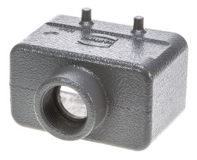 Osłona złączy dużej mocy HARTING rozmiar 10B Wpust górny rozmiar gwintu PG16