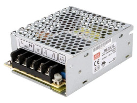 RS-35-12 Zasilacz impulsowy do wbudowania modułowy 35W 12VDC 3A