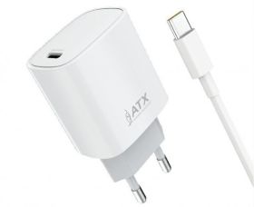 LAD.SIEC.ATX PD 20W USB C+ C2C BIALA