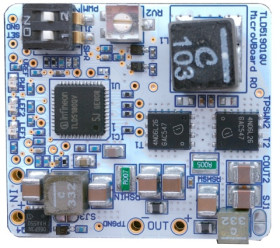 Płytka ewaluacyjna Infineon Regulator obniżający/podwyższający Płytka ewaluacyjna TLD5190 kompaktowy regulator napięcia